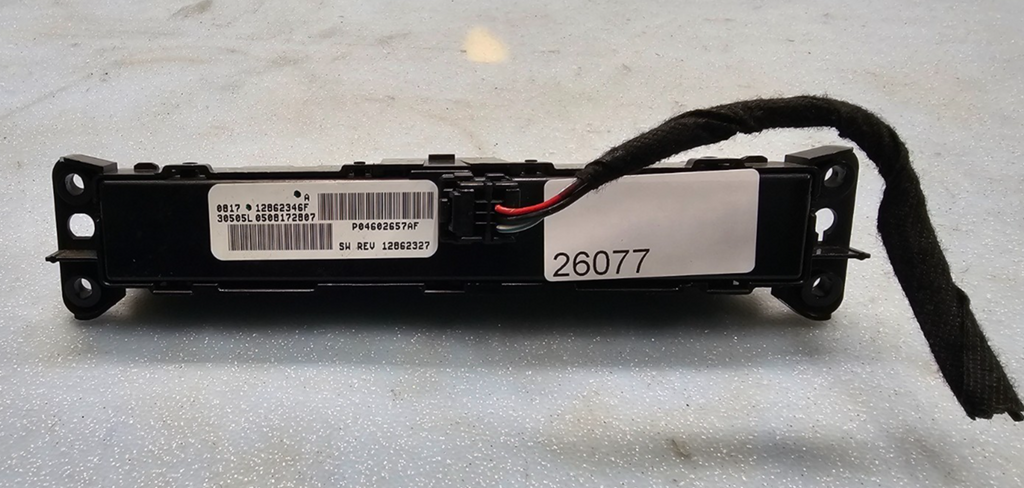 🔥06-08 PT CRUISER CENTER DASH HAZARD EMERGENCY LIGHT CONTROL SWITCH BLACK