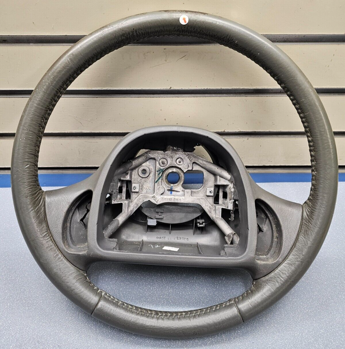 🔥98-04 Grand Marquis Crown Victoria Town Car Driver Steering Wheel Leather Gray