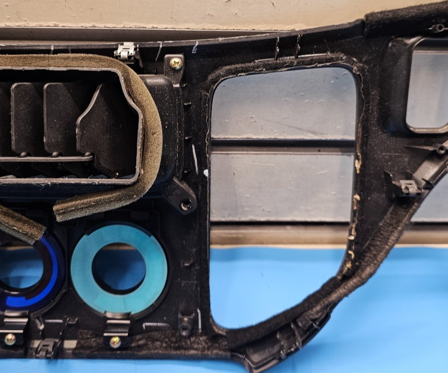 🔥05-10 Honda Odyssey Center Dash Radio Climate Control Bezel Trim Panel Silver