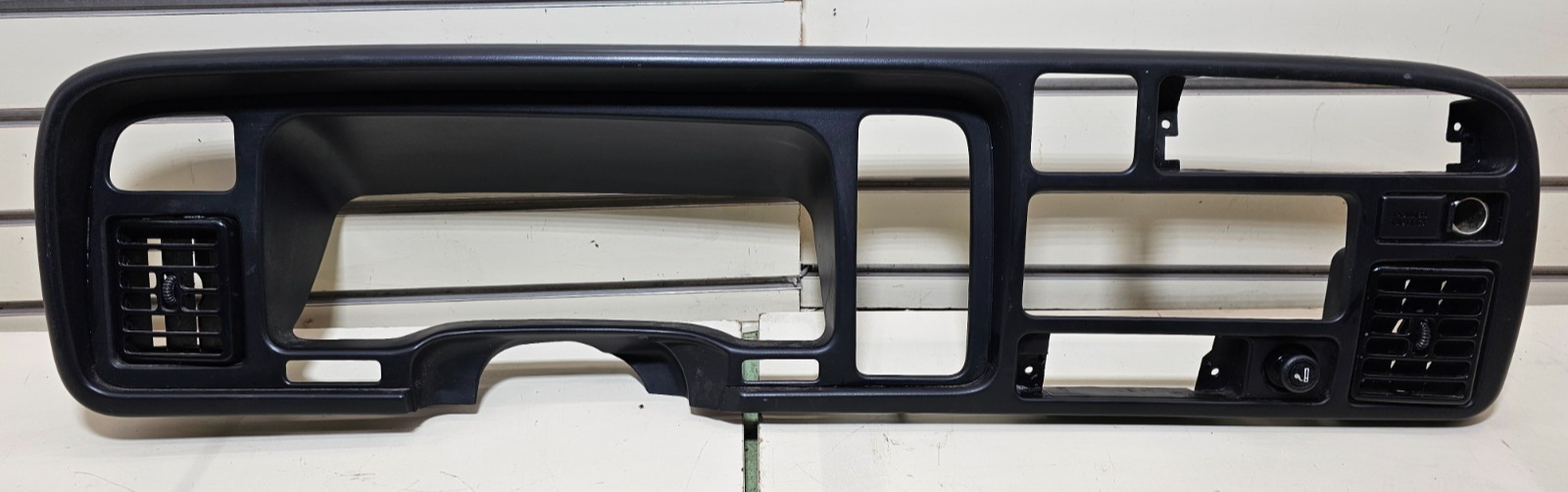 🔥94-97 Dodge Ram Dash Instrument Speedometer Cluster Trim Bezel Panel Black