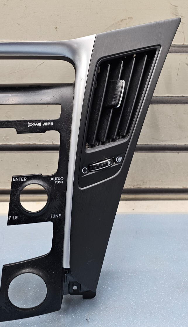 🔥11-14 Sonata Center Dash Radio Stereo Bezel Trim Panel Climate BLACK/SILVER