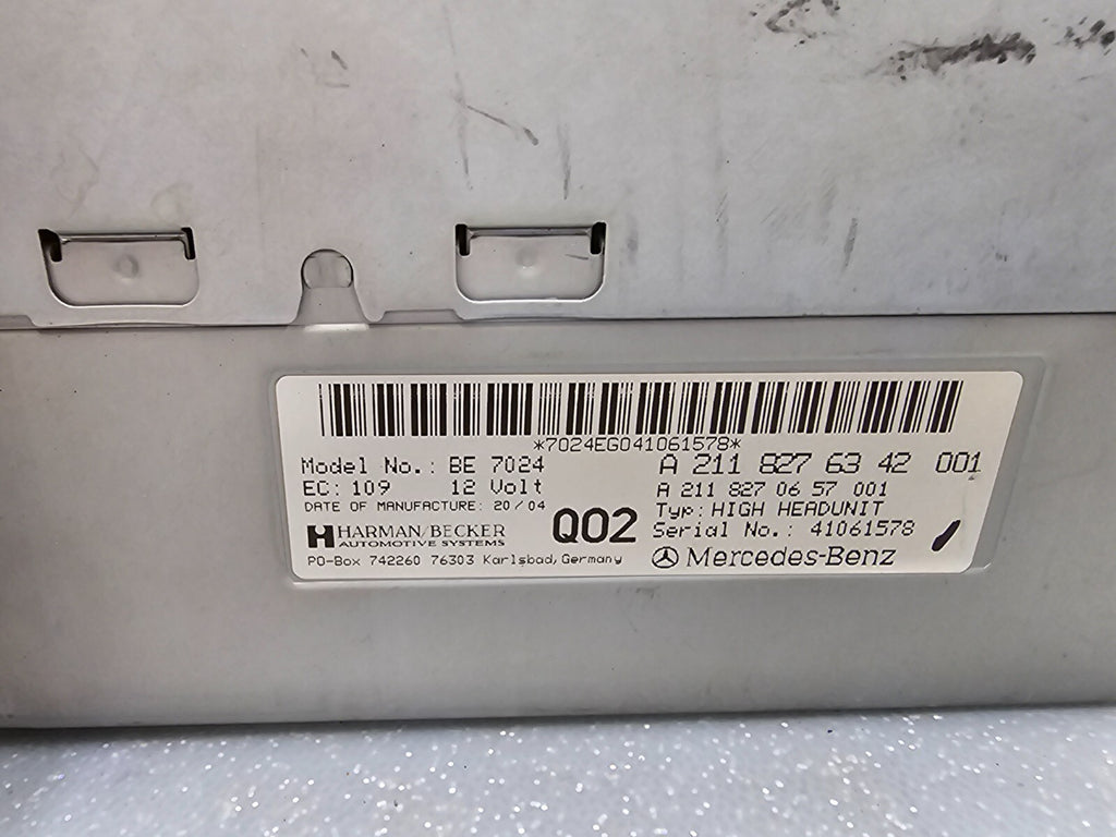🔥06-08 Mercedes W211 W219 CLS550 E350 E550 Head Unit Navigation Radio OEM