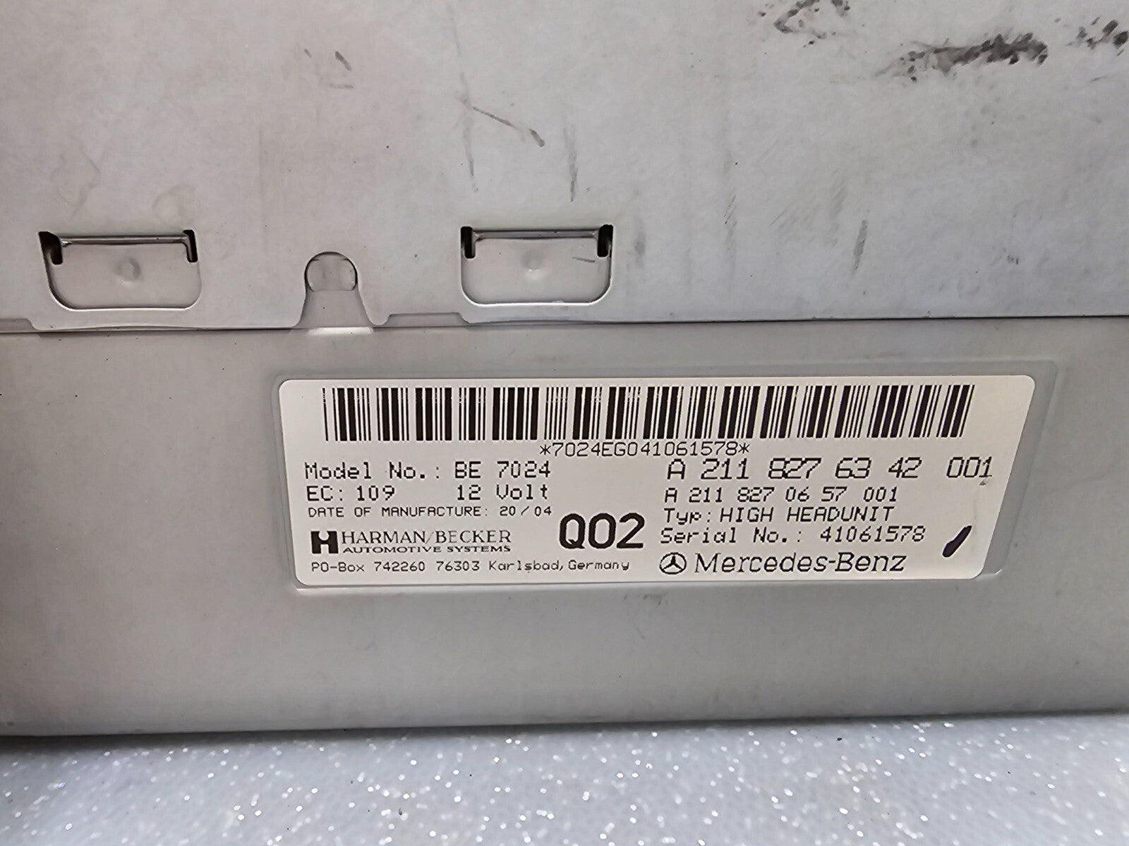 🔥06-08 Mercedes W211 W219 CLS550 E350 E550 Head Unit Navigation Radio OEM