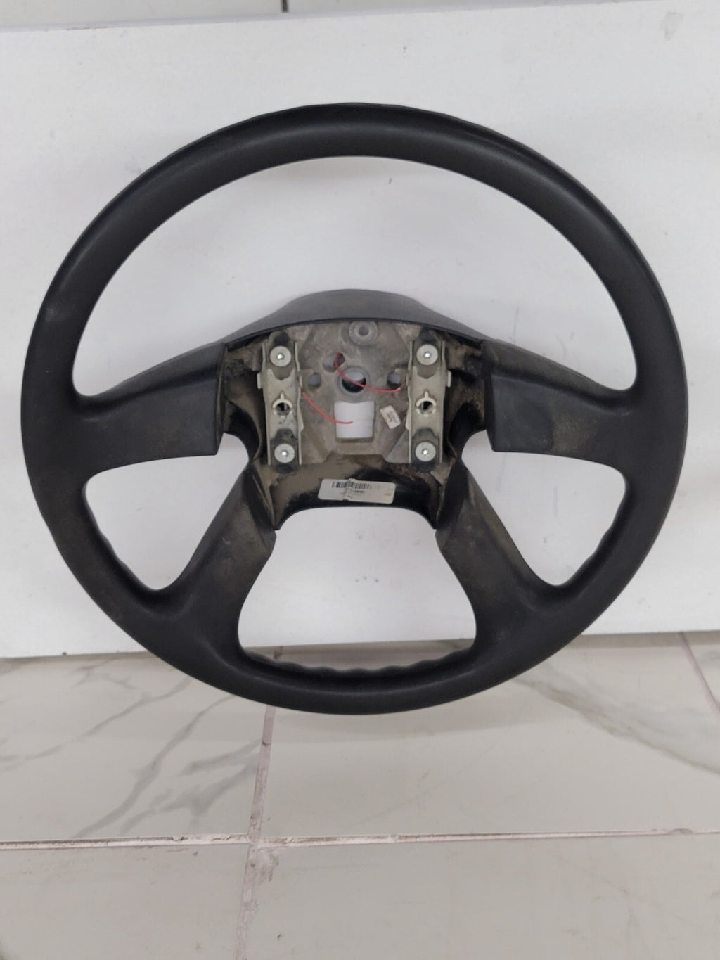 🔥03-06 SILVERADO SIERRA YUKON TAHOE SUBURBAN STEERING WHEEL LEATHER BLACK