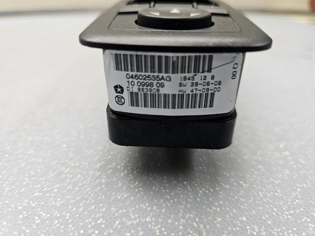 🔥12-16 Grand Caravan Town Country Master Left Driver Window Switch BLACK WS29