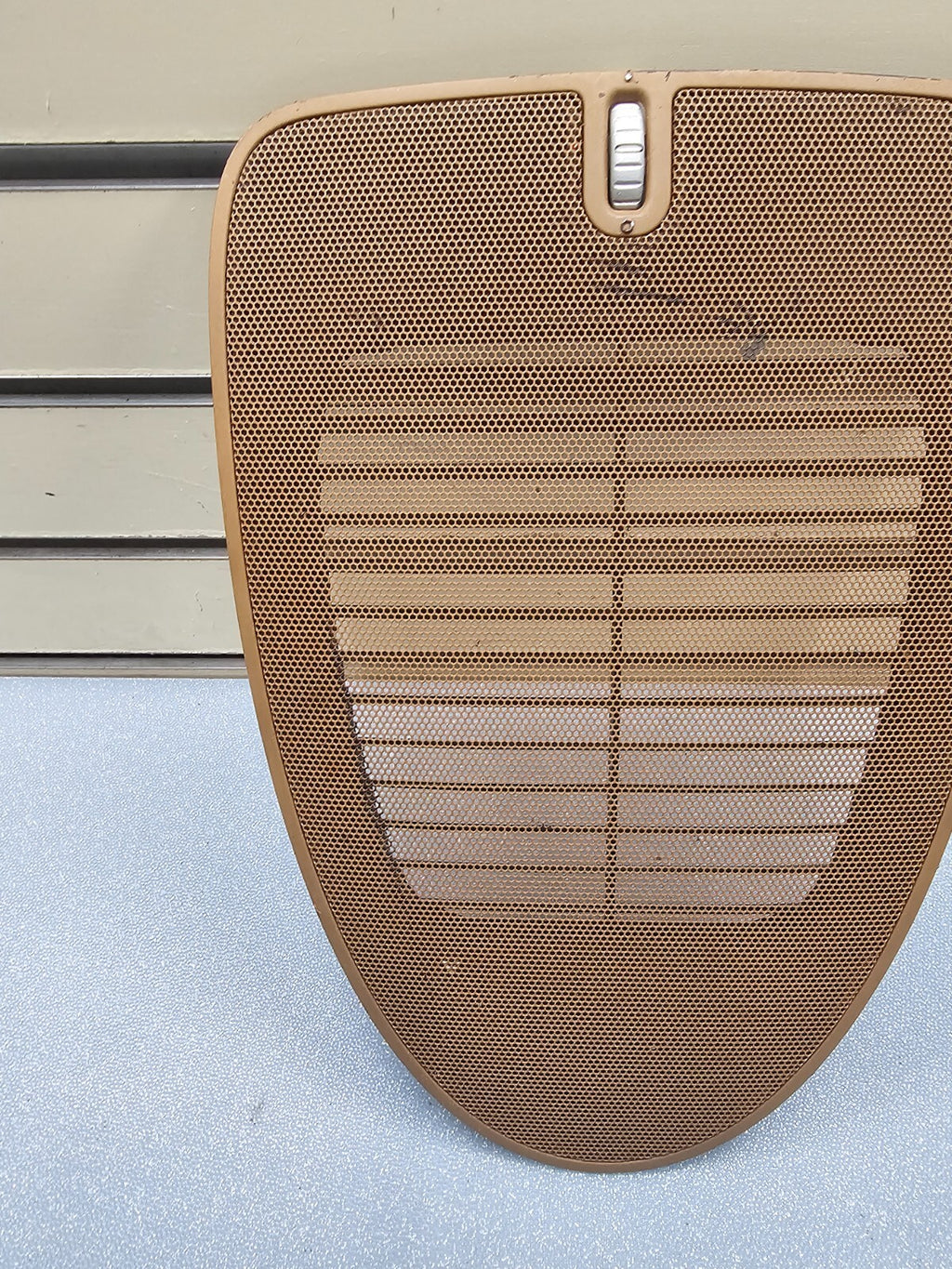 🔥03-10 PORSCHE CAYENNE Upper Center 955 Air Speaker Vent Grille Cover DK Tan