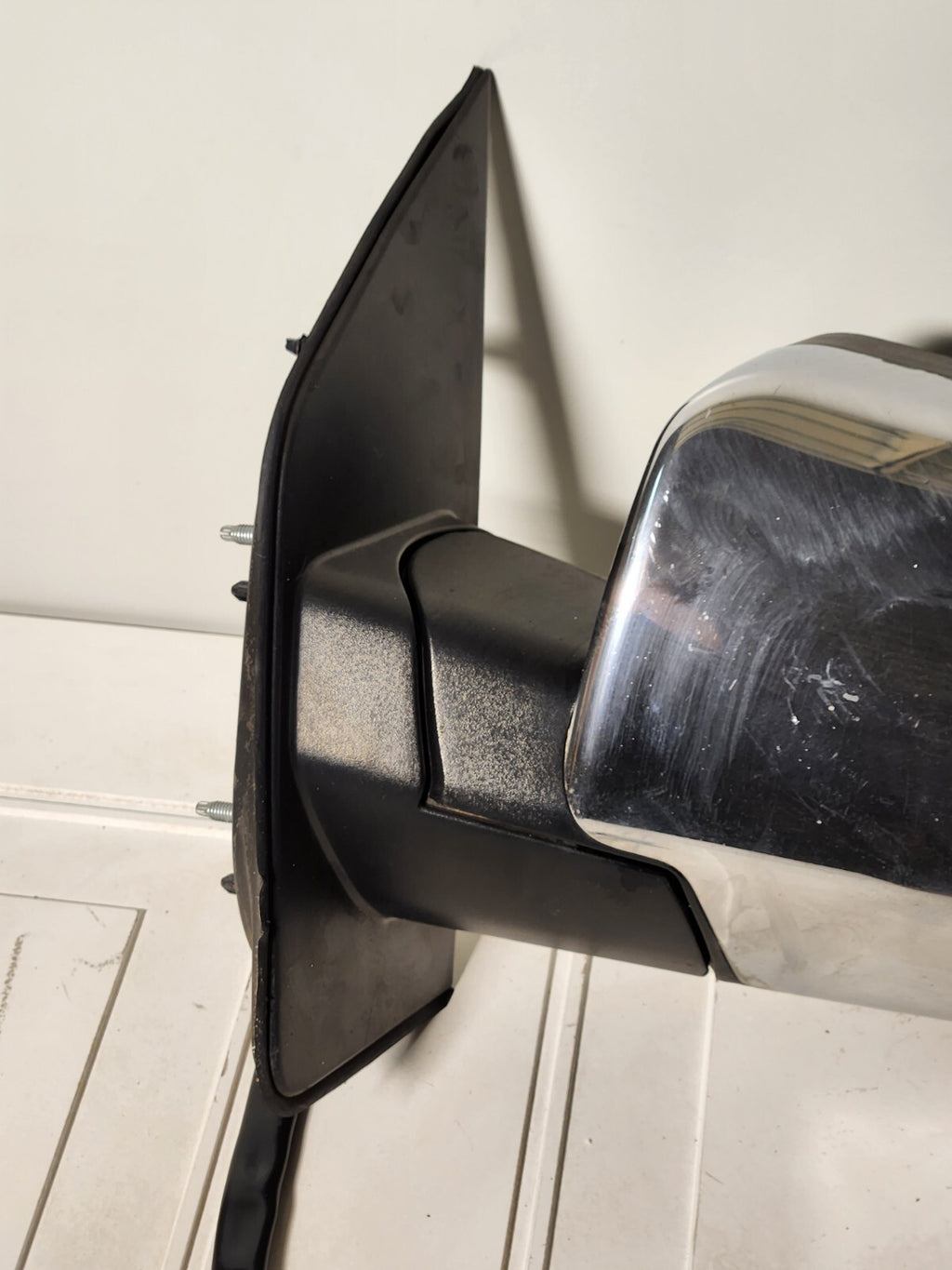 🔥04-14 Nissan Armada Left Driver Chrome Power Mirror W/Ht Mem Lamp Black
