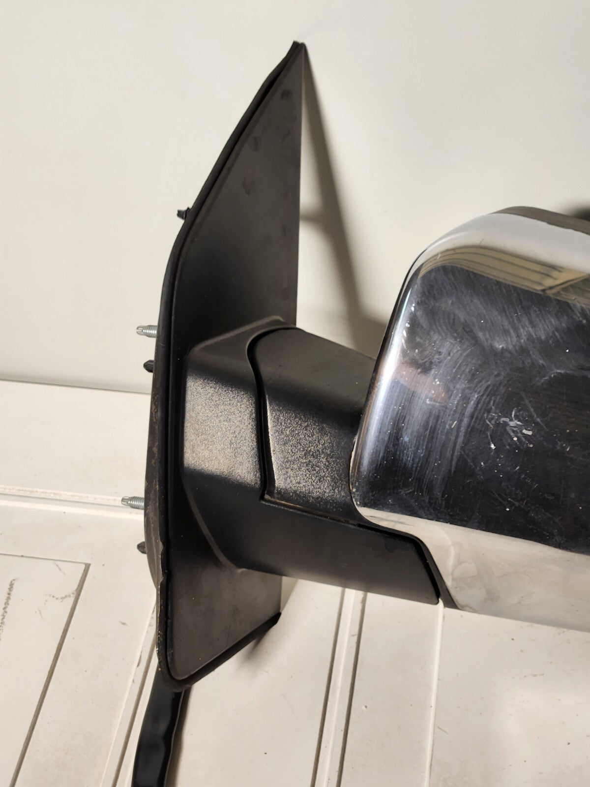 🔥04-14 Nissan Armada Left Driver Chrome Power Mirror W/Ht Mem Lamp Black