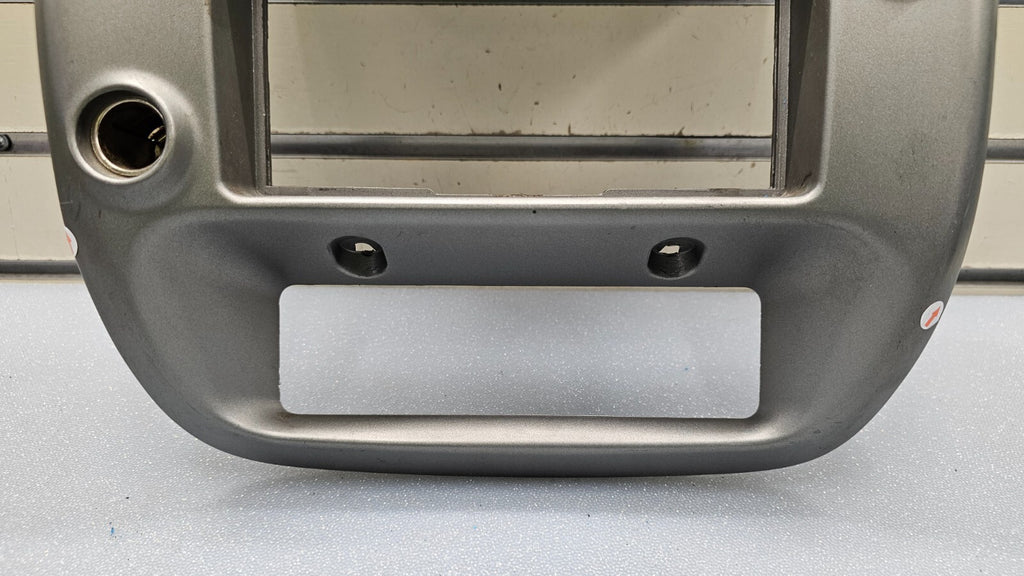 95-10 Ford Ranger EXPLORER Center Dash Radio Trim Surround Bezel Trim SILVER B2