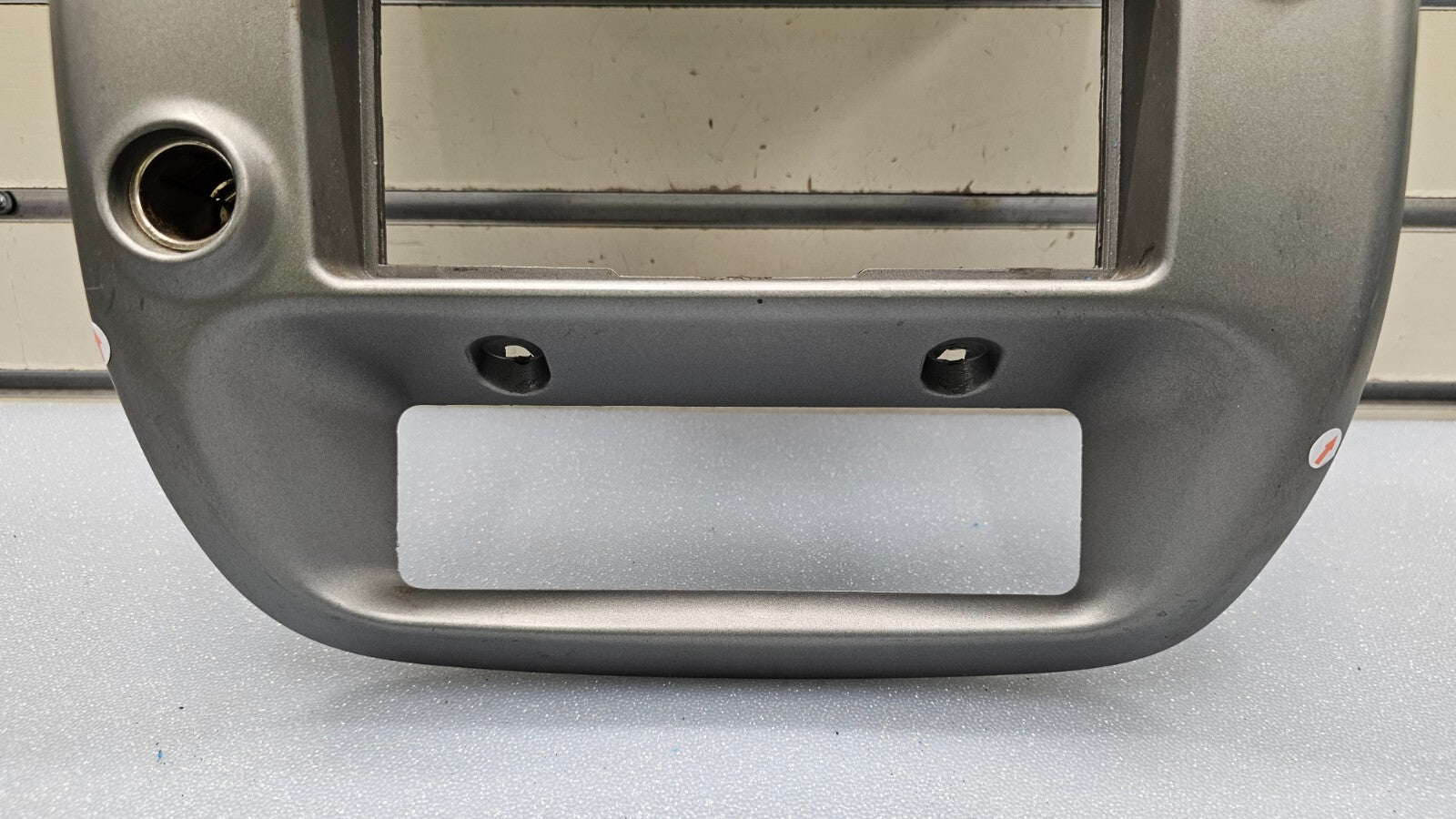 95-10 Ford Ranger EXPLORER Center Dash Radio Trim Surround Bezel Trim SILVER B2