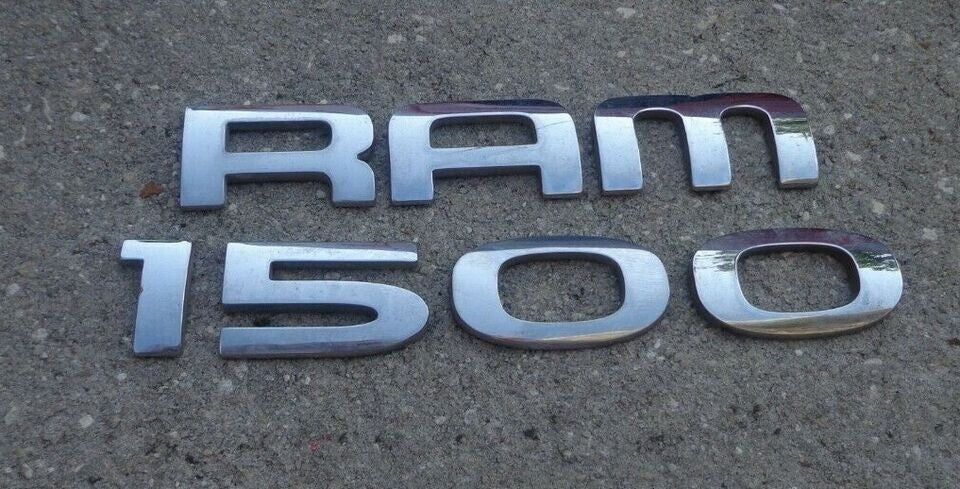 98-01 Dodge Ram 1500 emblem letters badge decal logo side door tailgate Genuine