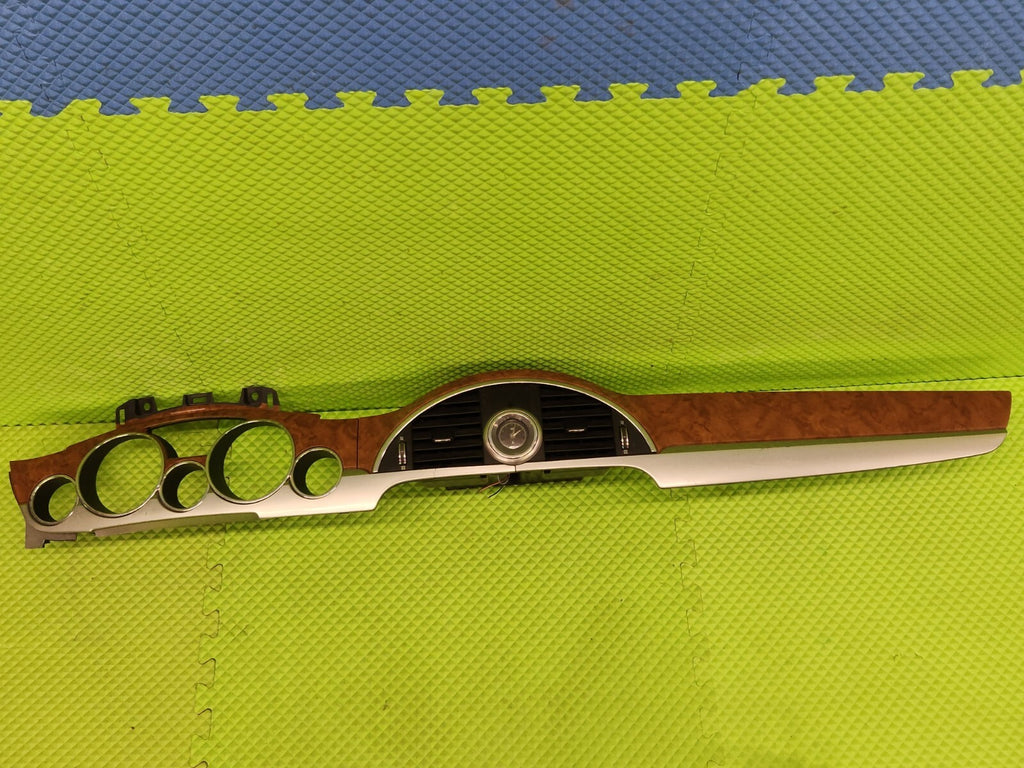 🔥2008-2012 BUICK ENCLAVE DASH INSTRUMENT CLUSTER BAZEL TRIM OEM WOODGRAIN