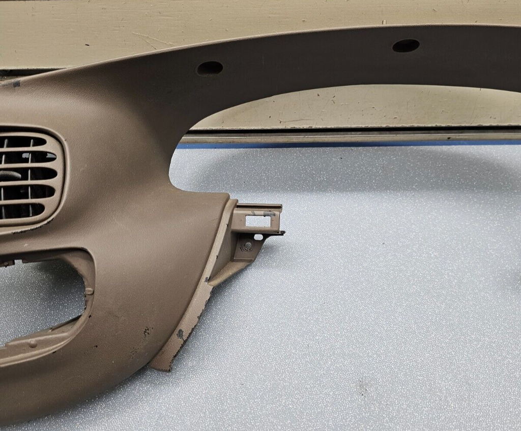 🔥97-03 Ford F150 Dash Speedometer Instrument CLUSTER Bezel Trim Panel TAN C13