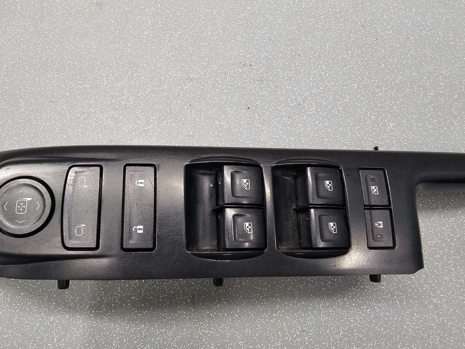 🔥14-22 Silverado Sierra Left Driver Master Window Door Mirror Switch Black OEM