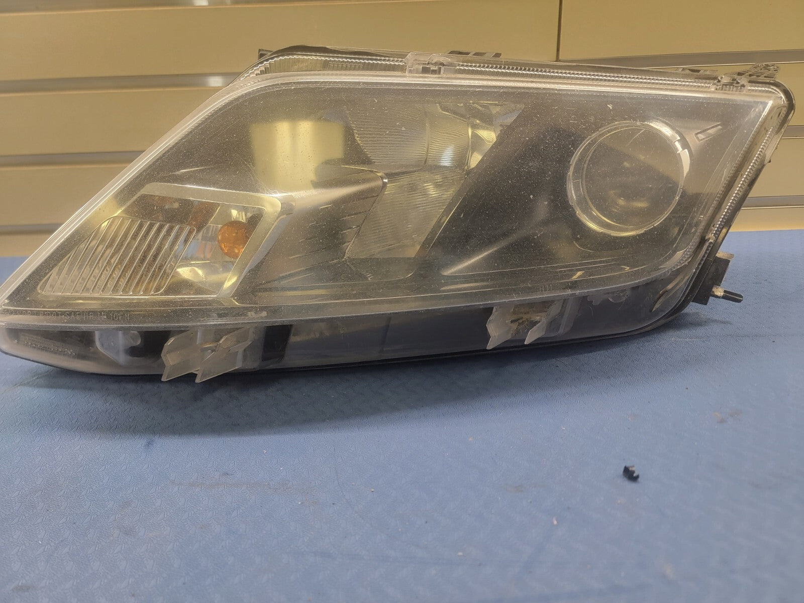 🔥10-12 FORD FUSION Left Driver headlight headlamp Assembly Bezel halogen OEM