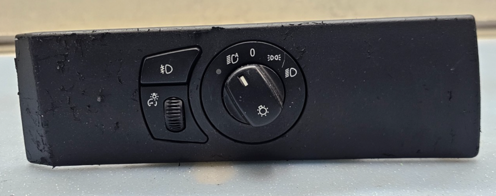 🔥08-10 BMW 525I 528I 530I 535I 550I HEADLIGHT FOGLIGHT CONTROL SWITCH BLACK