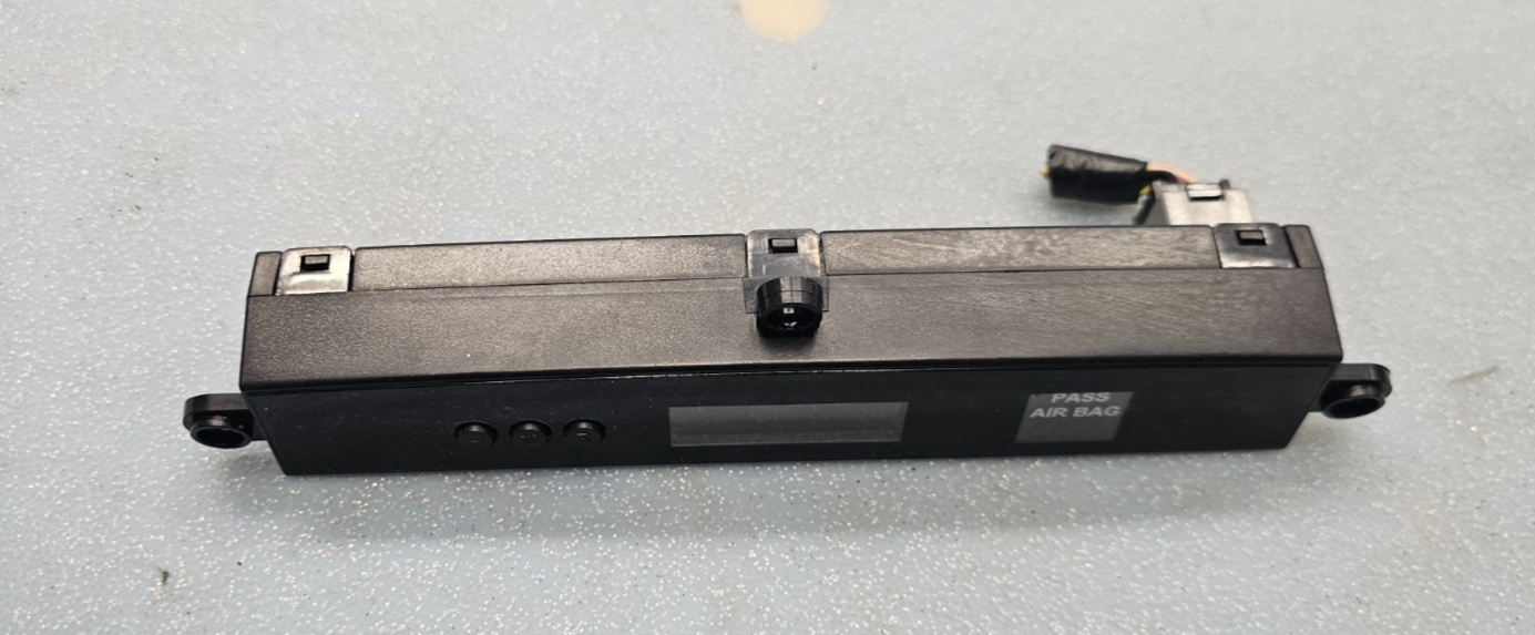 🔥09-12 Hyundai Santa Fe Dash Clock Display  Assembly Passenger Bag Black
