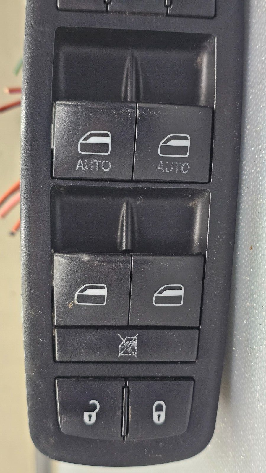 🔥08-20 Grand Caravan Town Country Master Left Driver Window Switch BLACK WS29