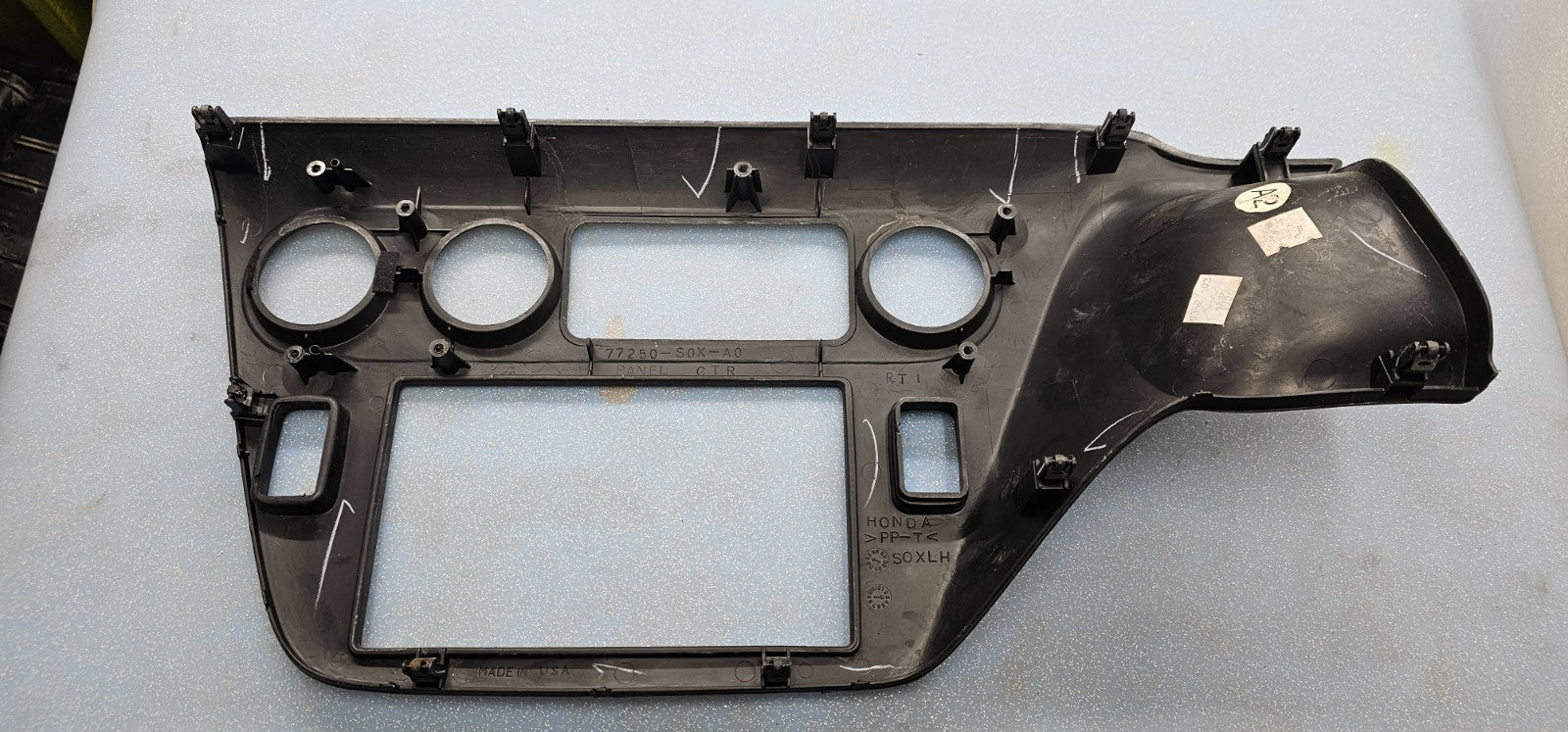 🔥99-04 Honda ODYSSEY Dash Radio Surround BEZEL CLIMATE Control Trim Panel BLACK