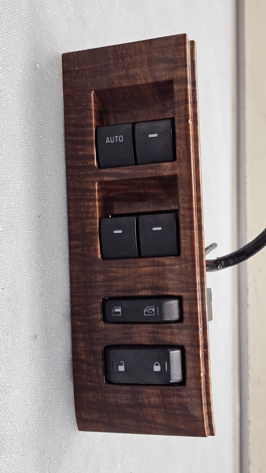 🔥06-10 EXPLORER MOUNTAINEER FRONT LEFT DRIVER MASTER WINDOW LOCK SWITCH WOOD