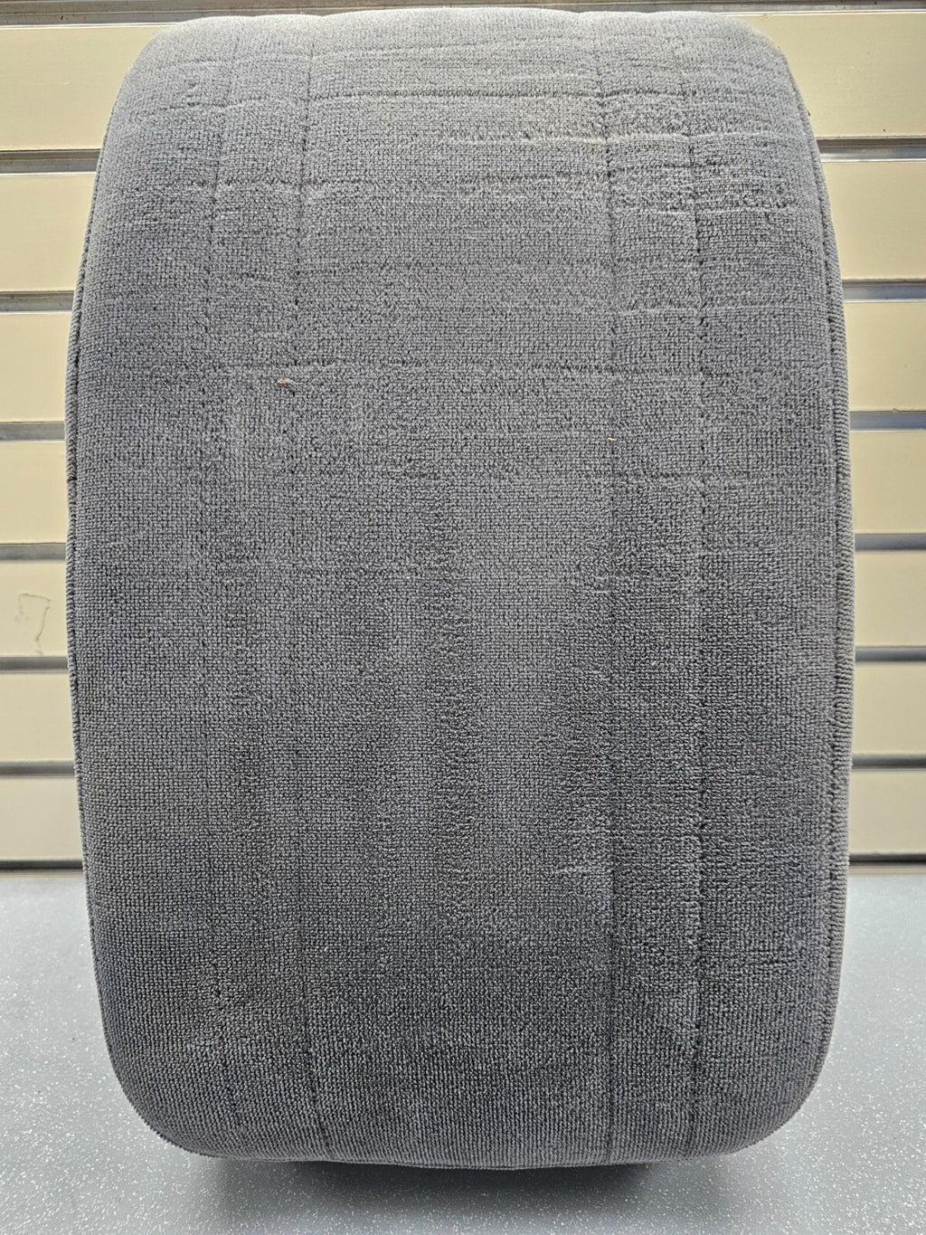 97-03 Ford F150 Center Console JUMP SEAT Cloth/Leather cup holder Green/Gray JS6