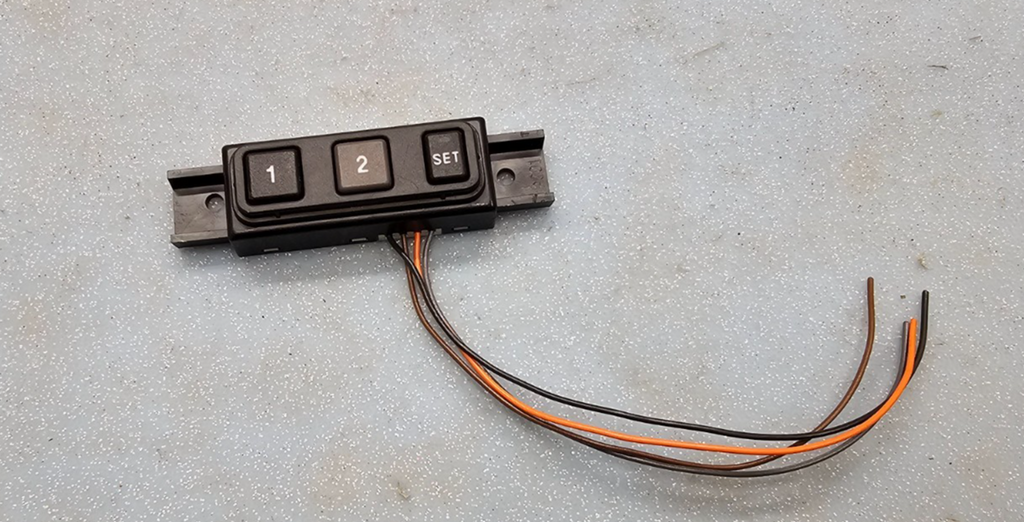 🔥99-04 Jeep Grand Cherokee Left Driver Front Memory Seat Selector Switch BLACK