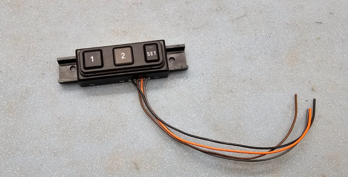 🔥99-04 Jeep Grand Cherokee Left Driver Front Memory Seat Selector Switch BLACK