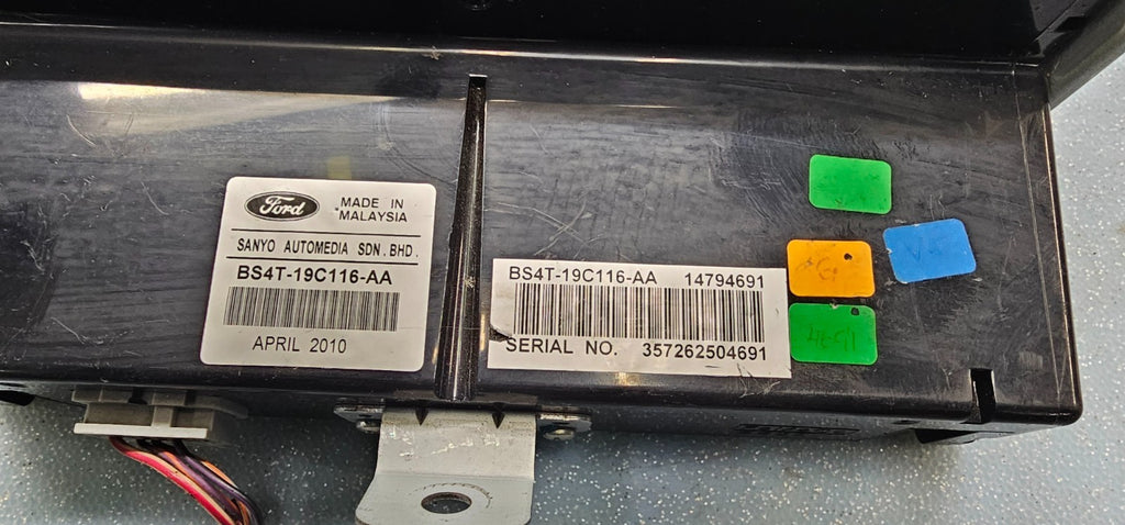 10-12 Ford Fusion Mercury Milan Dash Info Display Screen Control Module Assembly