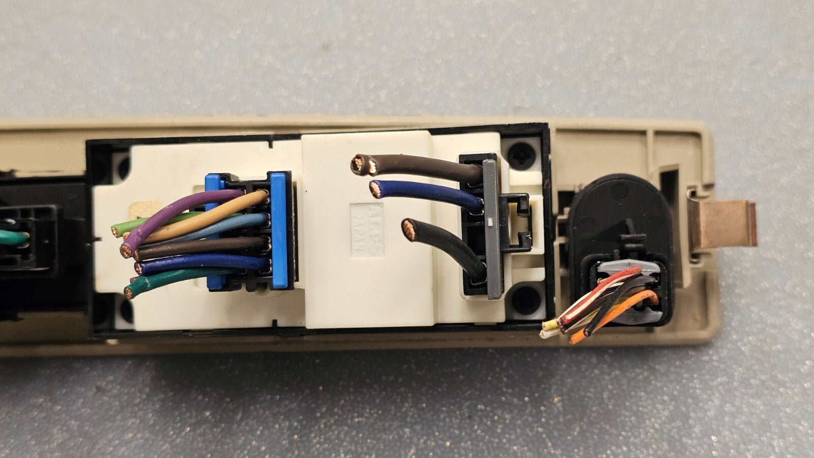🔥94-96 Deville Door Left Driver Master Power Window Mirror Switch Tan OEM