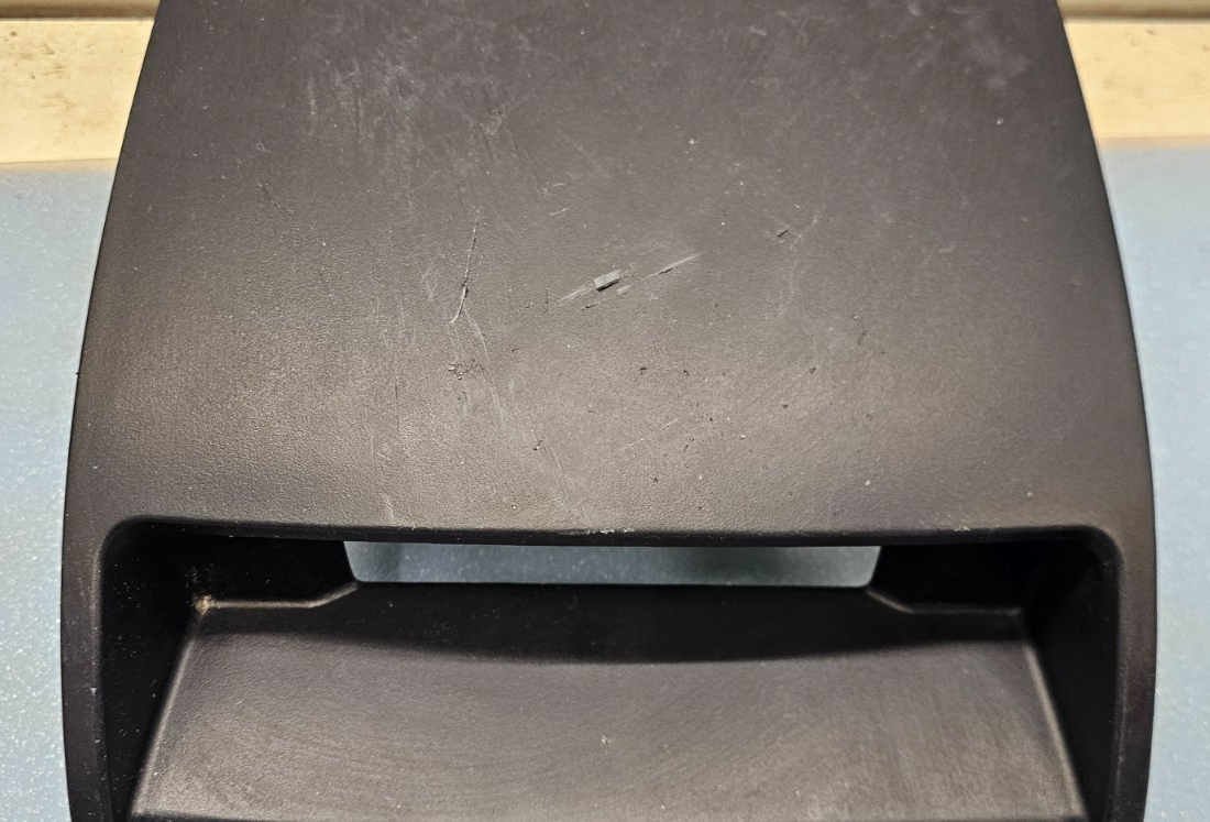 04-08 Mitsubishi Galant Dash Center Clock Bezel Trim Cover Panel Interior Black