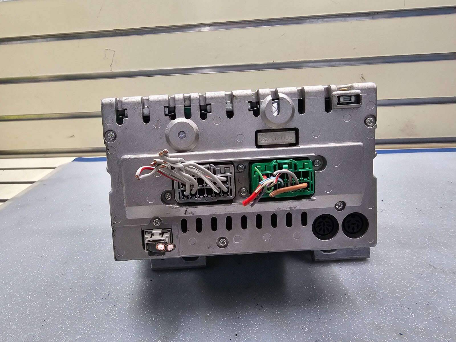 01-05 VOLVO S60 DASH AM FM RADIO RECEIVER AUDIO HEAD UNIT CASETTE CD PLAYER OEM