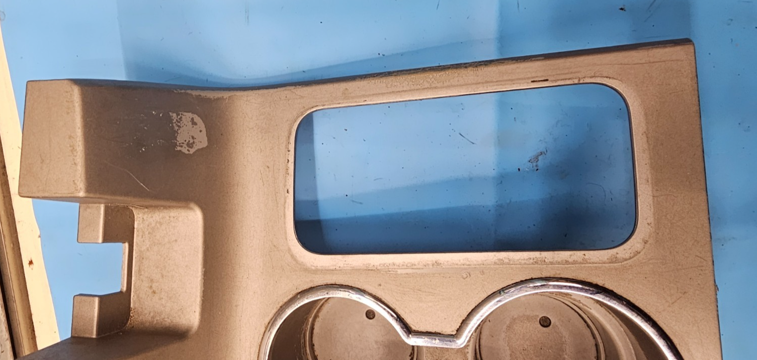 🔥07-10 Lincoln MKX Center Console Shifter Shift Cup Drink Holder Trim Bezel Tan