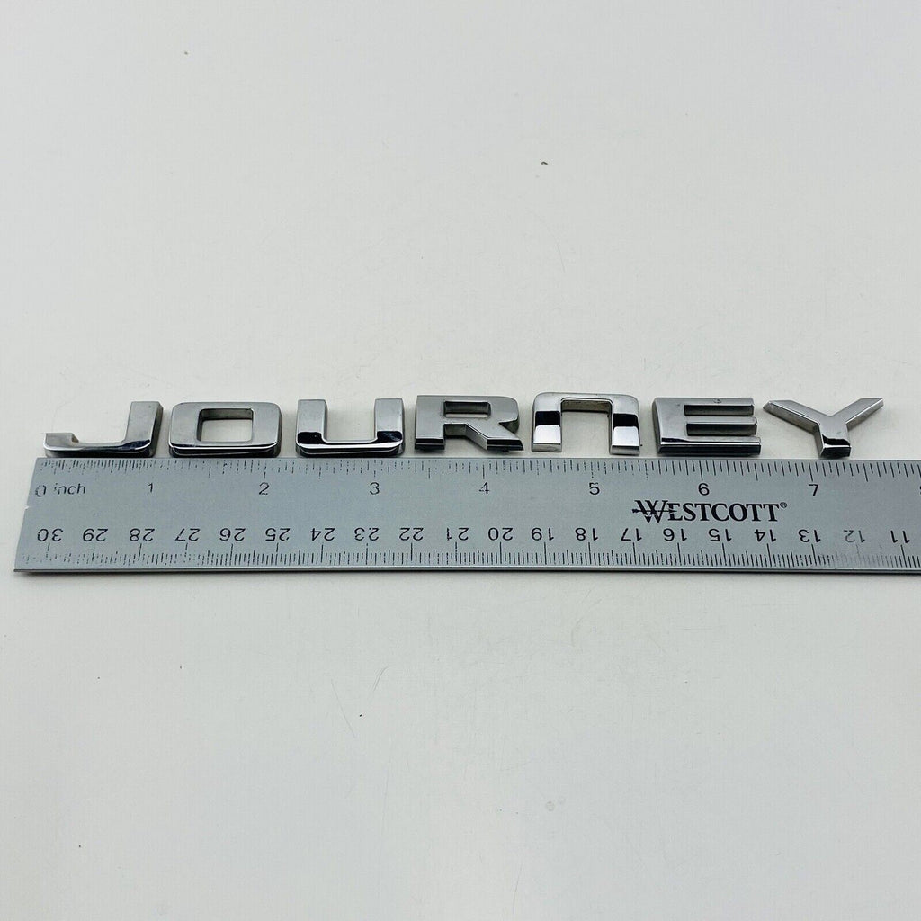 🔥09-13 Dodge Journey Emblem Badge Letters Logo Trunk Gate Rear Chrome OEM D55