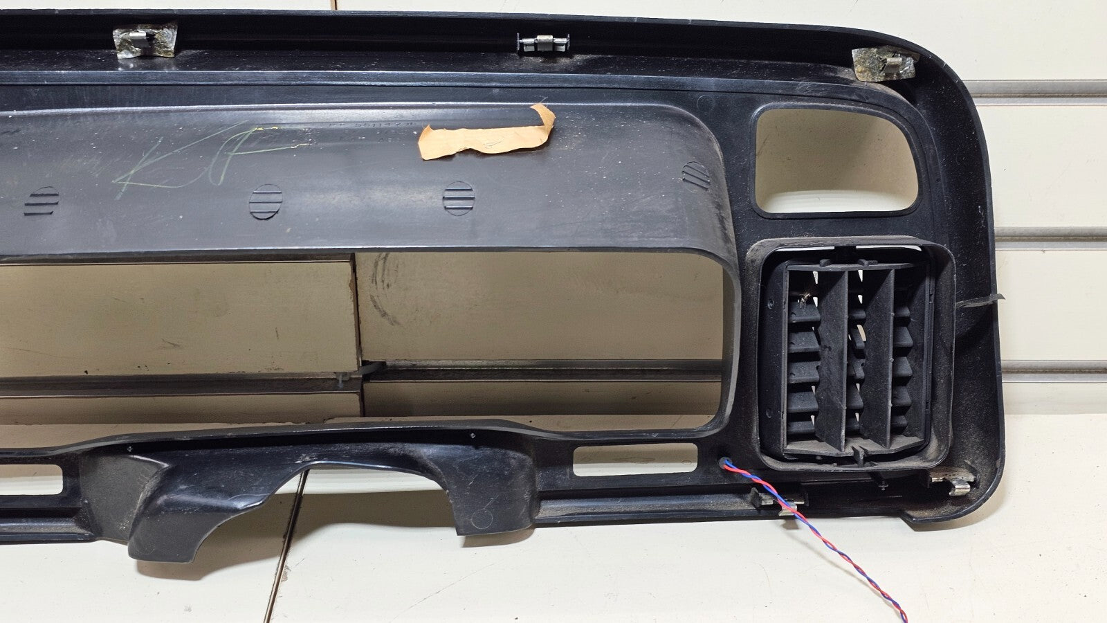 🔥94-97 Dodge Ram Dash Instrument Speedometer Cluster Trim Bezel Panel Black