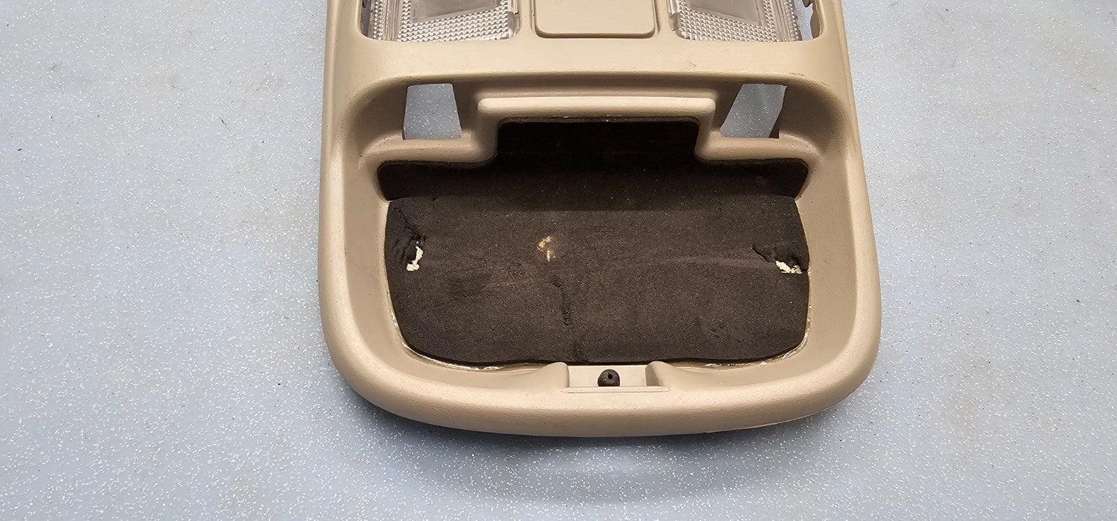 🔥98-01 Dodge Ram 1500 2500 Overhead Console Storage Dome Map Light Lamp TAN