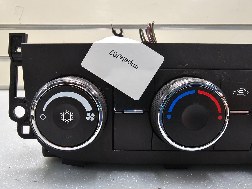 🔥06-08 IMPALA DASH AC HEATER TEMPERATURE CLIMATE CONTROL PANEL AIR CONDITIONER