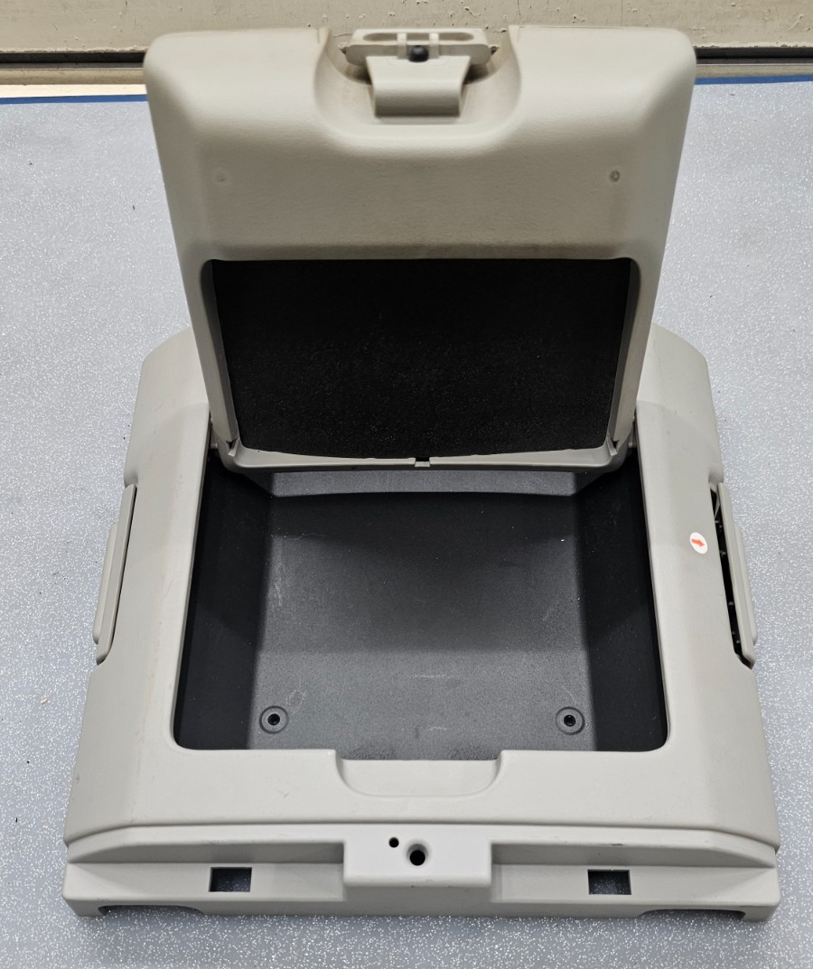 🔥04-08 Ford F150 F-150 Overhead Console SLIDING RAIL COMPARTMENT Storage GRAY