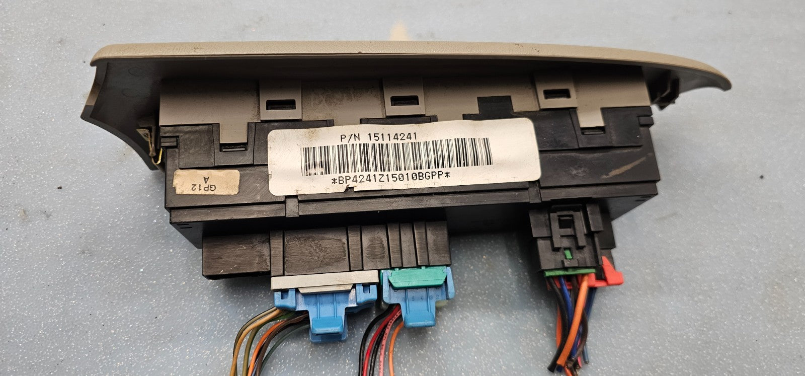 🔥02-05 CHEVY TRAILBLAZER DRIVER SIDE MASTER POWER WINDOW SWITCH TAN