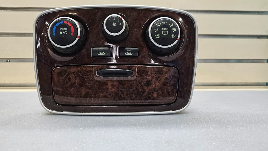 🔥06-08 HYUNDAI SONATA AC/HEAT  CLIMATE CONTROL WOODGRAIN OEM BLACK