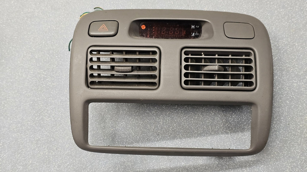 🔥98-02Toyota Corolla Center Dash Radio Stereo Display Bezel Trim Panel Gray B34