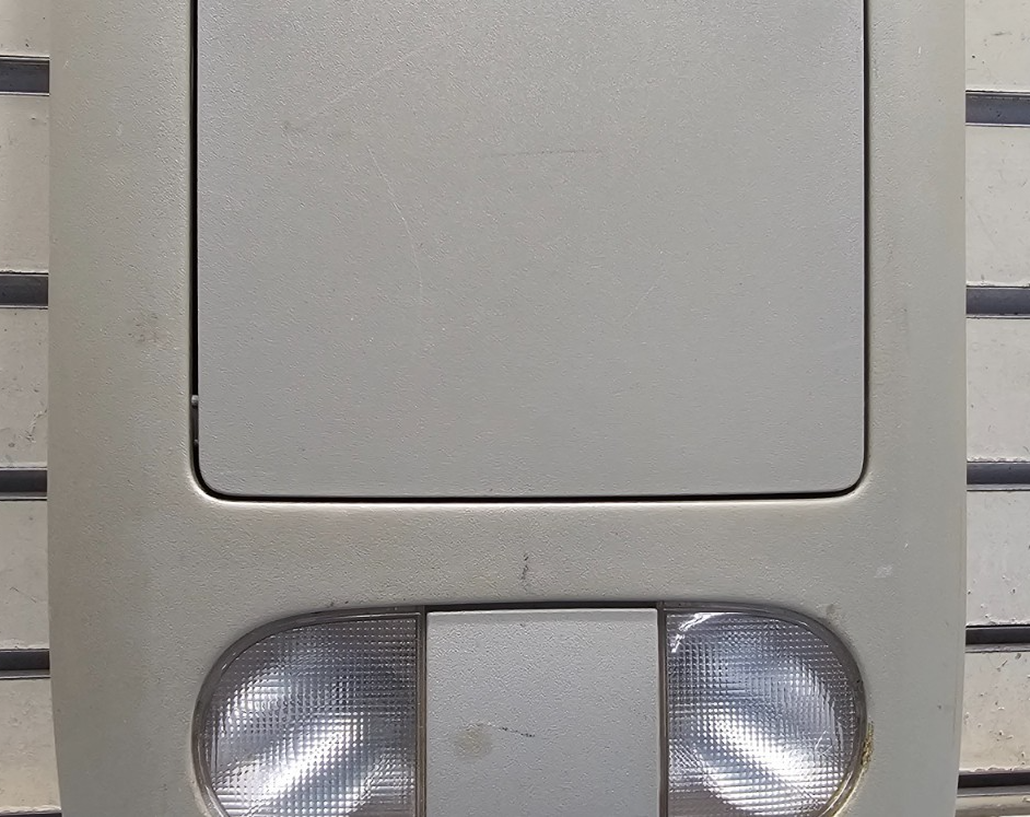 🔥04-08 Ford F-150 F150 Overhead Console DOME Light Lamp Roof🔴Storage GRAY 09