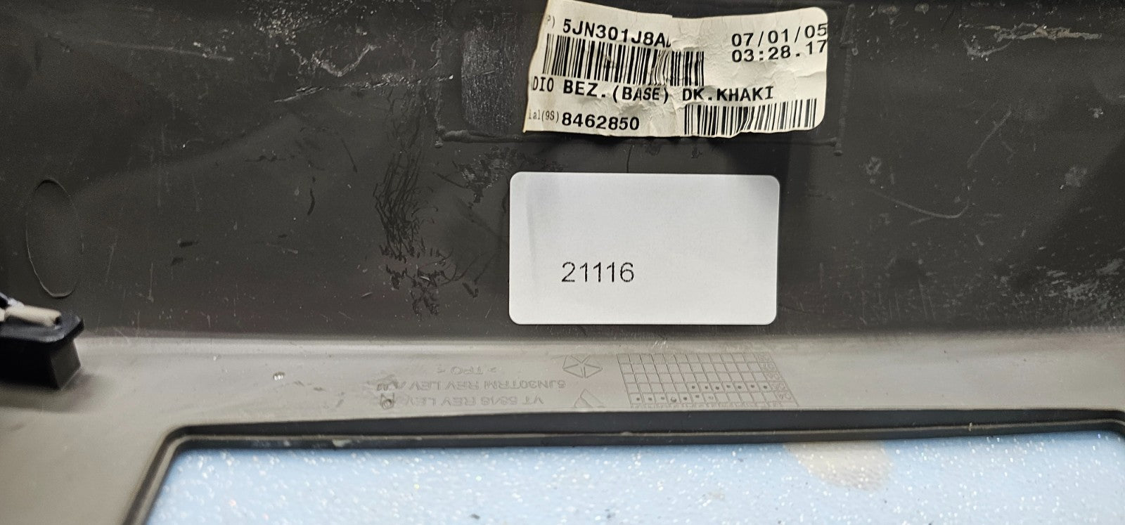 🔥05-07 Grand Cherokee Radio Dash Bezel Trim Surround Vent SLATE DK GRAY B30