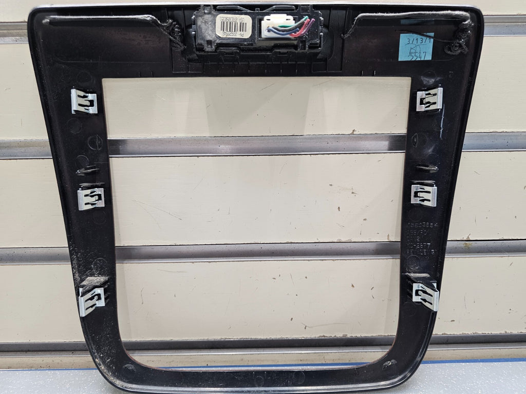 06-13 Chevy Impala Center Dash AM FM Radio Stereo Trim Panel Bezel Woodgrain OEM