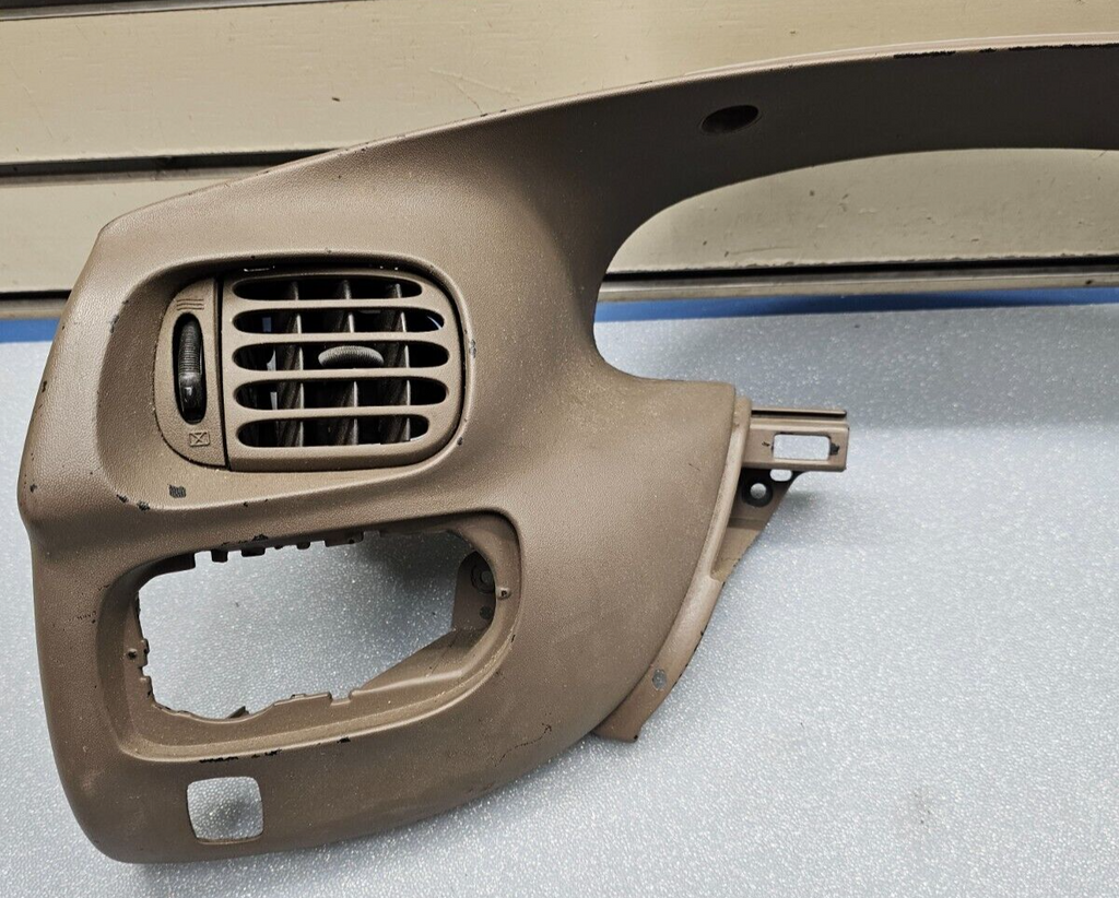 🔥97-03 Ford F150 Dash Speedometer Instrument CLUSTER Bezel Trim Panel TAN C13