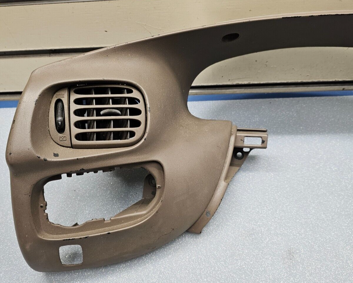 🔥97-03 Ford F150 Dash Speedometer Instrument CLUSTER Bezel Trim Panel TAN C13
