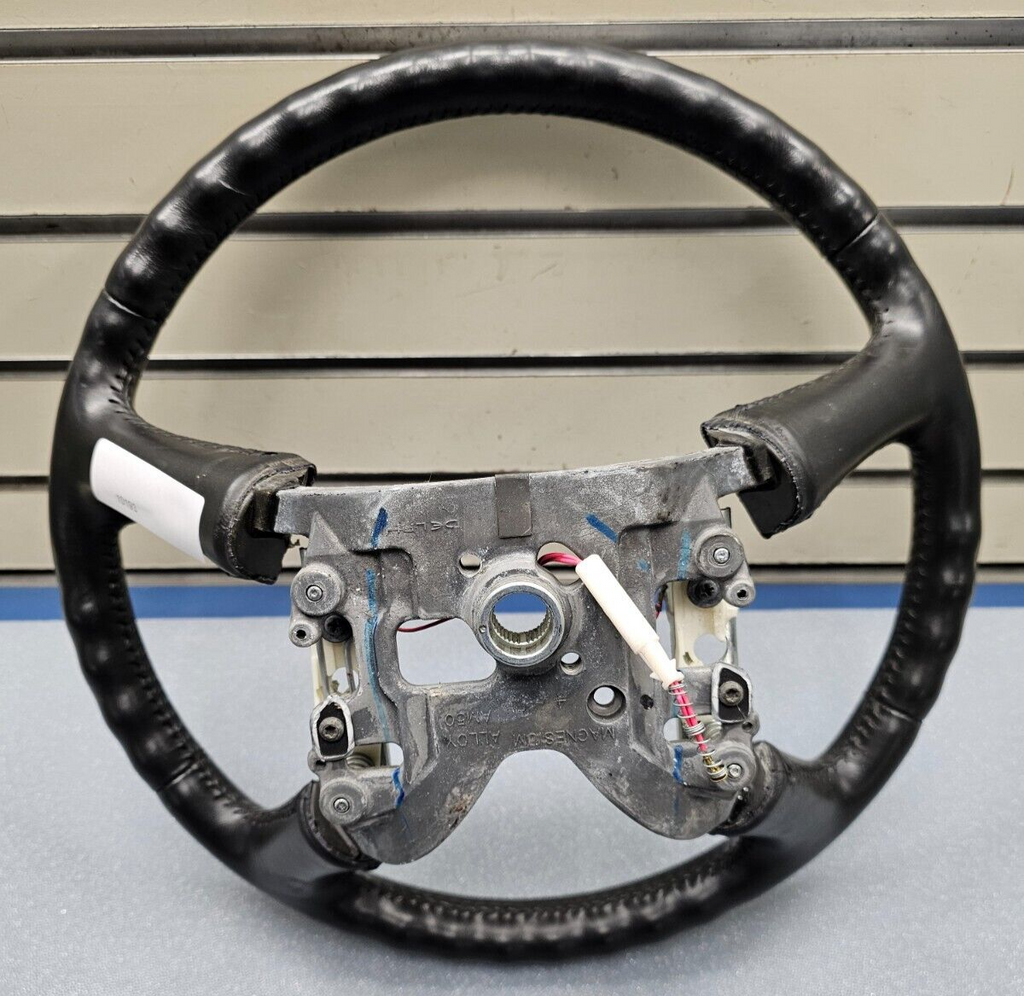 99-02 Chevy Silverado Tahoe Suburban Blazer SONOMA Steering Wheel Leather black