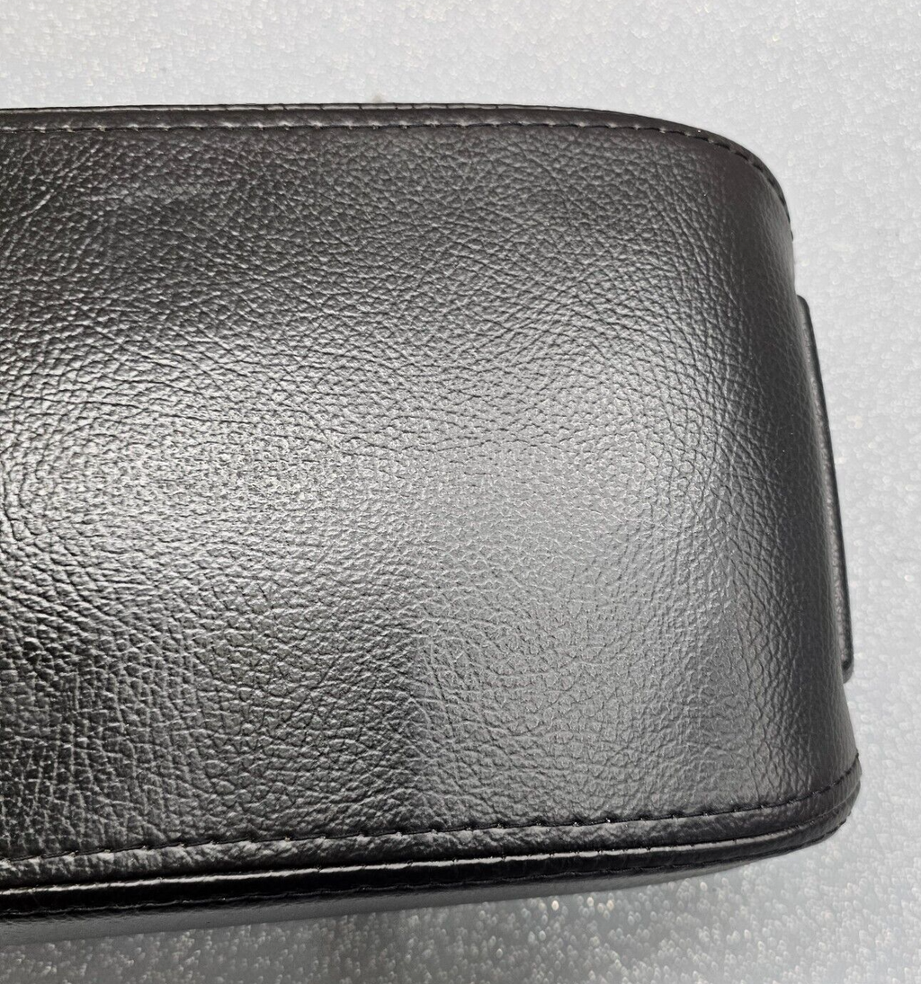 🔥07-09 LINCOLN MKZ FRONT CENTER CONSOLE ARMREST LID TOP PAD COVER BLACK LEATHER
