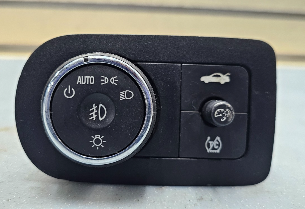 🔥06-12 CHEVY IMPALA DASH HEADLIGHT HEADLAMP DIMMER TRUNK CONTROL SWITCH BLACK