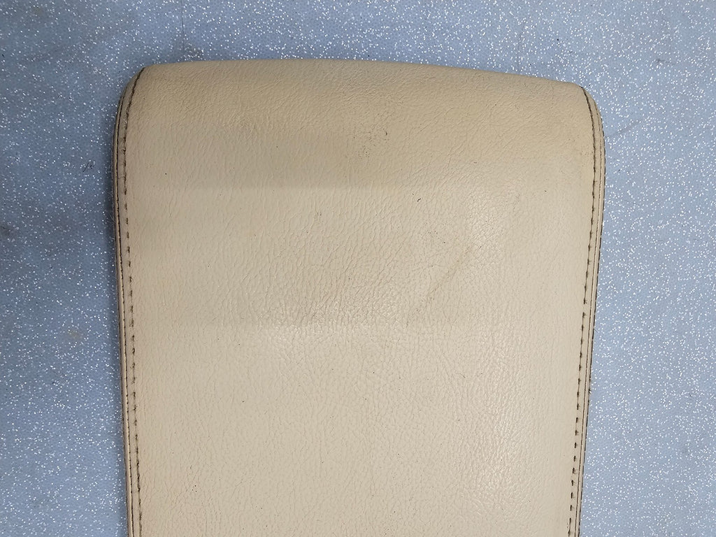 🔥03-05 LINCOLN AVIATOR FRONT CENTER CONSOLE LID COVER ARMREST LEATHER TOP TAN