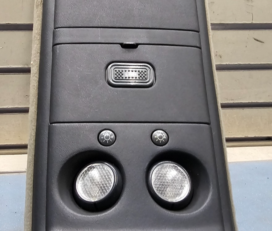 🔥95-05 Chevy Blazer Jimmy Bravada Overhead Console Display Dome Light Map Black